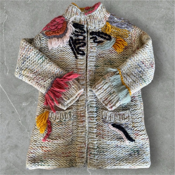 Anthropologie Arietta Fringed Cardigan - Picture 1 of 9